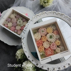クリアフラワーゼリー　生徒さまお写真