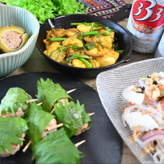 ベトナム家庭料理（4種のおかず）コース