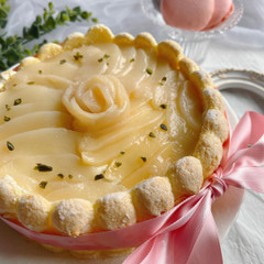見た目も可愛いシャルロットケーキ♪