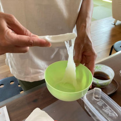 求肥作成中