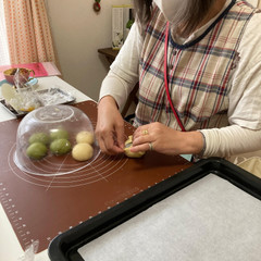 小麦のふわふわパンレッスン風景！90％以上が初めてさん