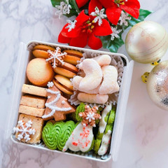 季節のお菓子レッスン·クリスマスクッキー缶　生徒さま作品