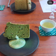 5月のシゲノワ◎抹茶シフォンケーキ　新茶と共に