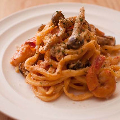トマトクリームパスタ