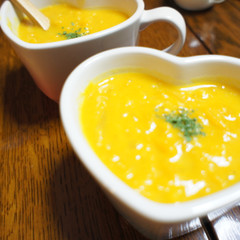 ほくほく美味しい　かぼちゃのスープ