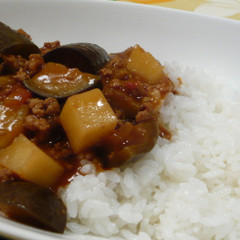 ナスのトマトカレー