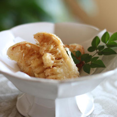 竹の子の天ぷら＆ちくわの磯辺揚げ