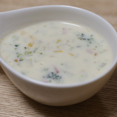 春野菜とミックス豆のチャウダー