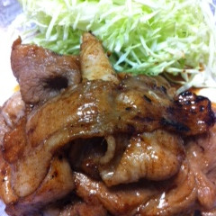 豚肉の生姜焼き