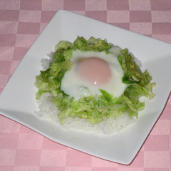 キャベ卵丼