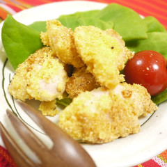 チキンのコーンピカタ