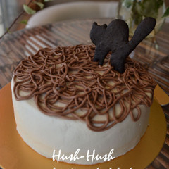 ★大人かわいいハロウィンケーキ★デビルズフードケーキ