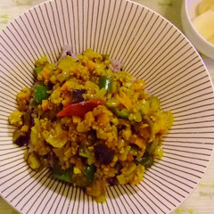 野菜たっぷりキーマカレー