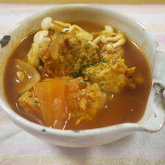チキンダンプリングカレースープ