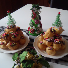 ★X'mas　プチシューツリーcake★