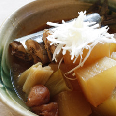 サンマと大根の煮物