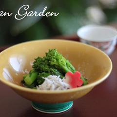 菜の花と釜揚げしらすのおひたし