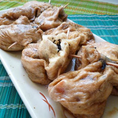 お餅入り巾着煮