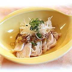 しっとりチキンのネギ塩だれ