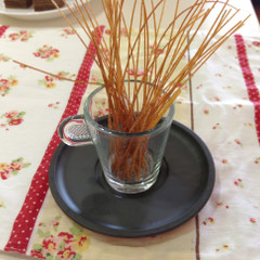 パーティおやつ☆ぱりぱりカフェオレパスタ