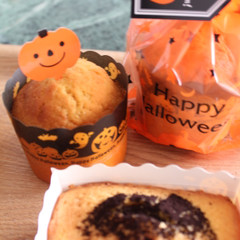 ハロウィンカップケーキ