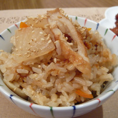大根とちくわの炊き込みご飯