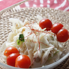 レンコンとごぼうのサラダ