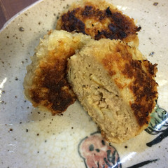 春ごぼうの焼きメンチかつ
