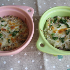 豆腐と鰯のグラタン