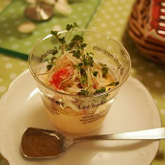 にんじんのブランマンジェサラダ