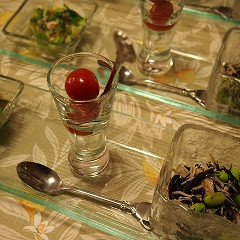 夏の３種常備菜プレート