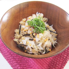柴漬とあられの香り夏ご飯