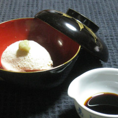 里芋豆腐　豆乳仕立て
