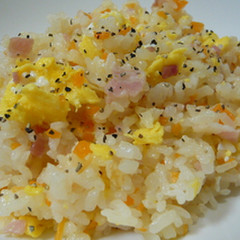炊き込みご飯カルボナーラ風