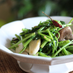 空芯菜とエリンギの腐乳炒め