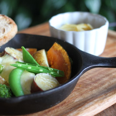 温野菜の豆腐クリームグラタン＆カレーピクルス