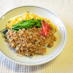 電子レンジで鶏そぼろ！