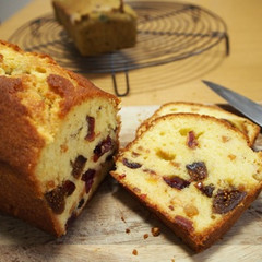 洋酒漬けドライフルーツのパウンドケーキ