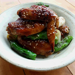 鶏手羽先の甘酢焼き鳥