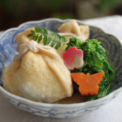 福袋と野菜の炊合せ