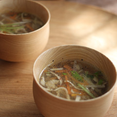 春野菜の沢煮椀