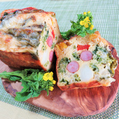 春野菜のケークサレ