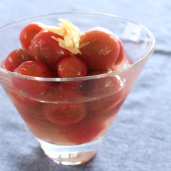 ミニトマトのはちみつ生姜マリネ