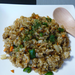 サバカレーピラフ