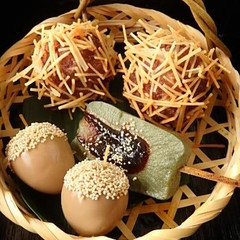 よもぎ麩の田楽