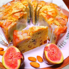 いちじくとアーモンドのケーキ