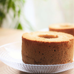 栗のシフォンケーキ