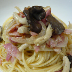 霜降ひらたけパスタ