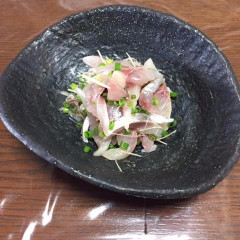魚の下ろし方・１（鯵の刺身）