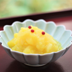 さつま芋と林檎の金団